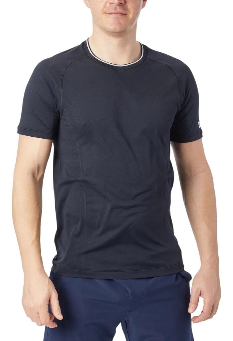 Μπλούζα Κοντομάνικη Wilson Team Seamless Crew WM00282411BKA-00 Ανδρικό