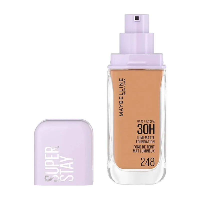 Maybelline Super Stay Lumi Matte Foundation Υγρό Βελούδινο Ματ Foundation Μεγάλης Διάρκειας 35ml - 248