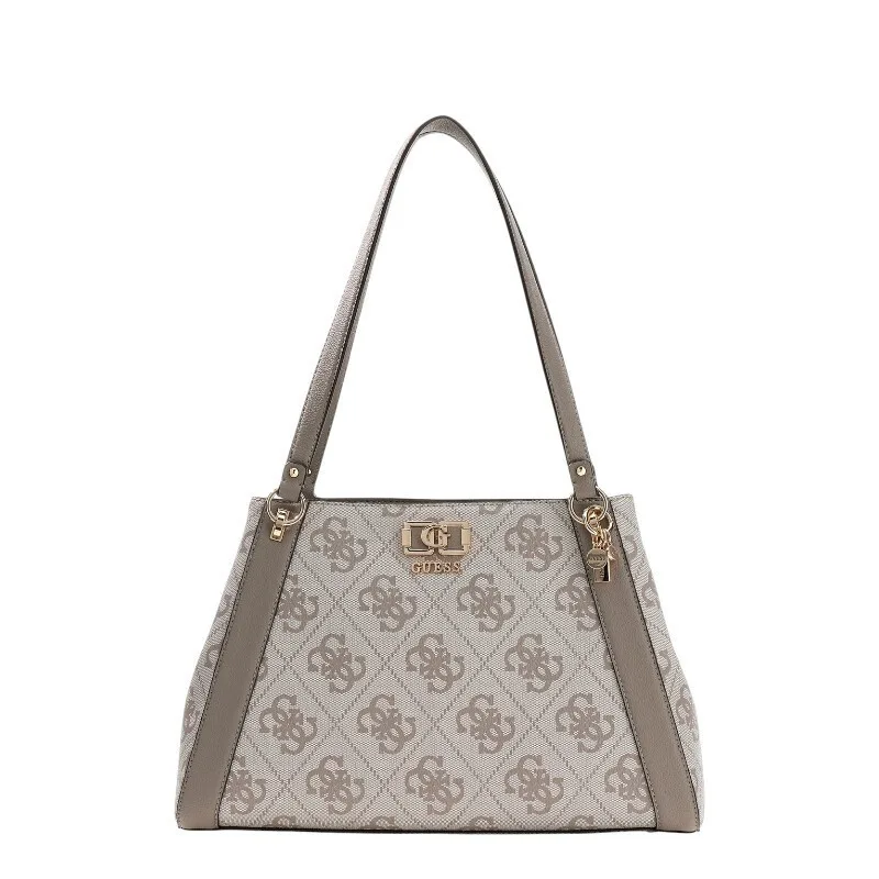 GUESS KARNILLA LOGO GFRIEND CARRYALL ΤΣΑΝΤΑ ΓΥΝΑΙΚΕΙΟ HWOS9901220 DARK TAUPE