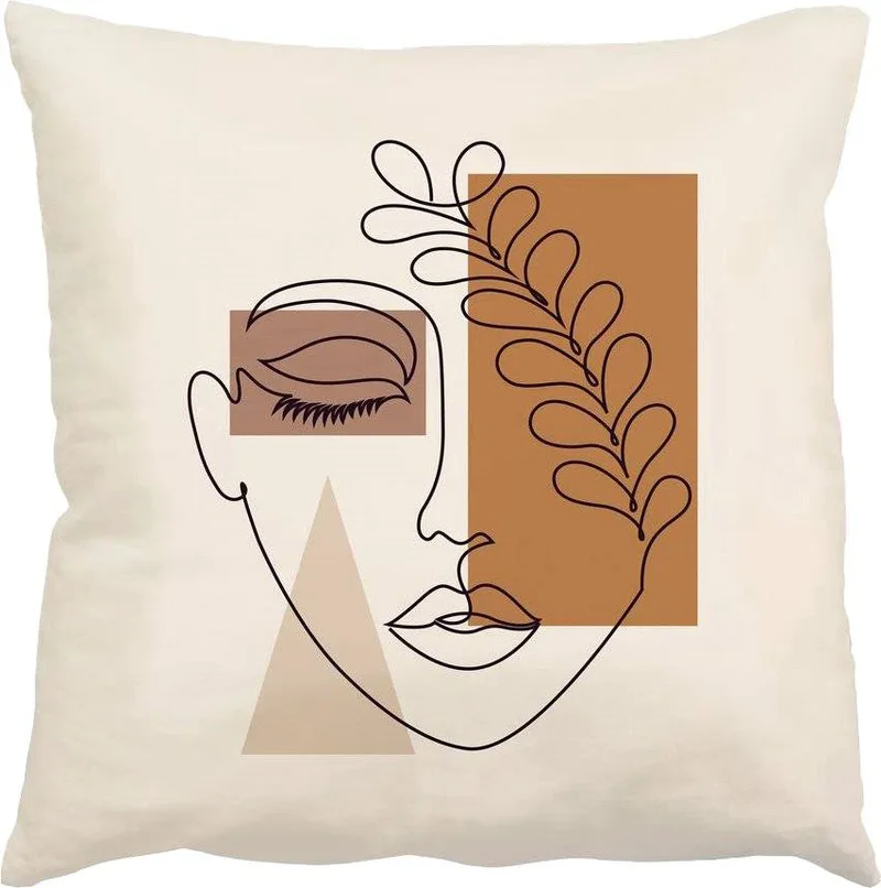 ΔΙΑΚΟΣΜΗΤΙΚΗ ΜΑΞΙΛΑΡΟΘΗΚΗ CHIC MIC ORGANIC COTTON PILLOW WOMAN (50X50CM)