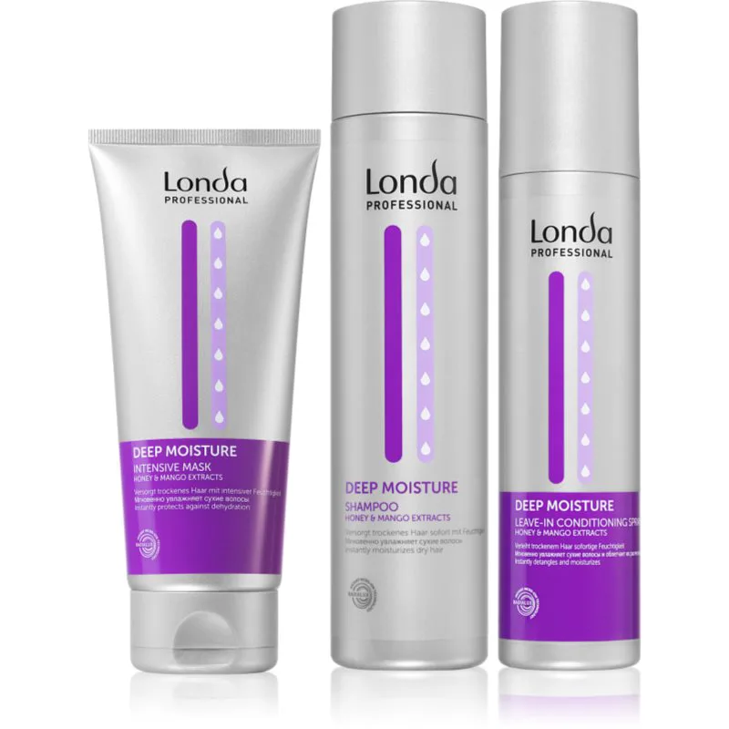 Londa Professional Deep Moisture Set Σετ για ξηρά μαλλιά 3 τμχ