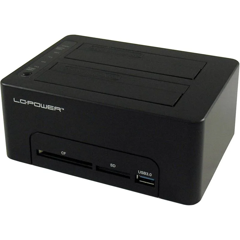 LC-Power LC-DOCK-U3-CR HDD Docking Station with CF/SD Card Reader