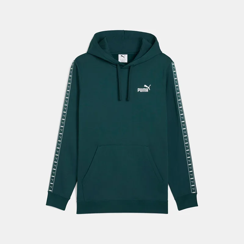 PUMA ESSENTIALS TAPE HOODIE ΠΡΑΣΙΝΟ