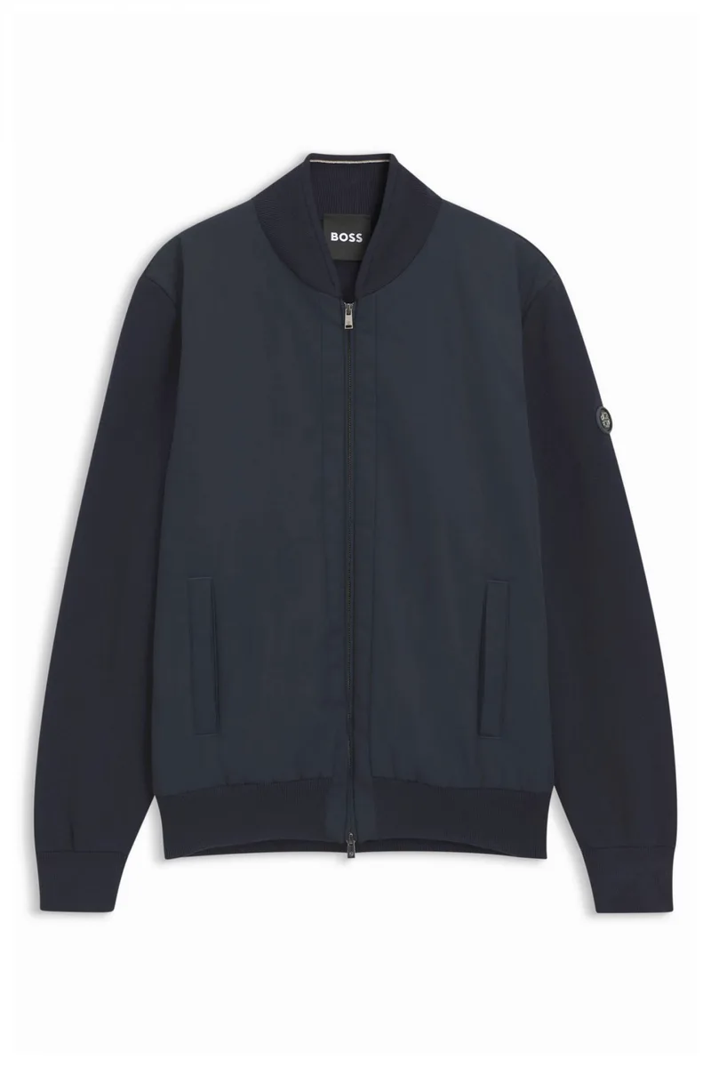 BOSS ΦΟΥΤΕΡ FULLZIP C-Levaio ΜΠΛΕ