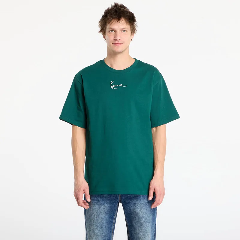 T-shirt Karl Kani Small Signature Essential Tee Green M