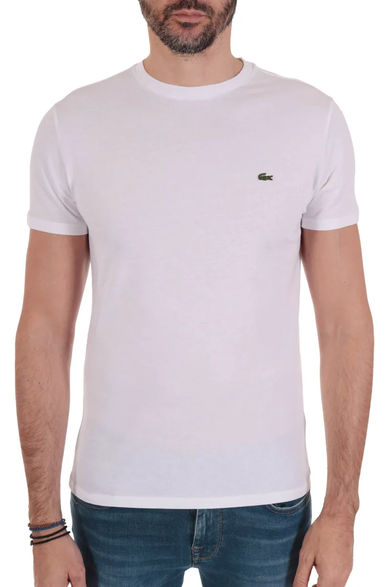 LACOSTE T-SHIRT LOGO REGULAR FIT ΛΕΥΚΟ