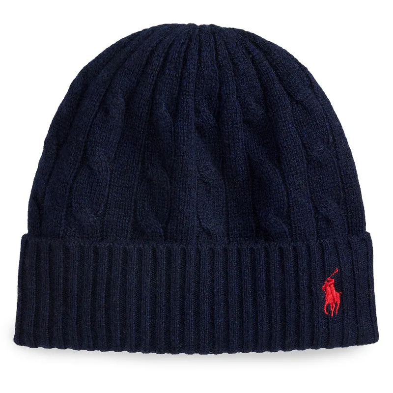Σκούφος Polo Ralph Lauren 455981442008 Σκούρο μπλε