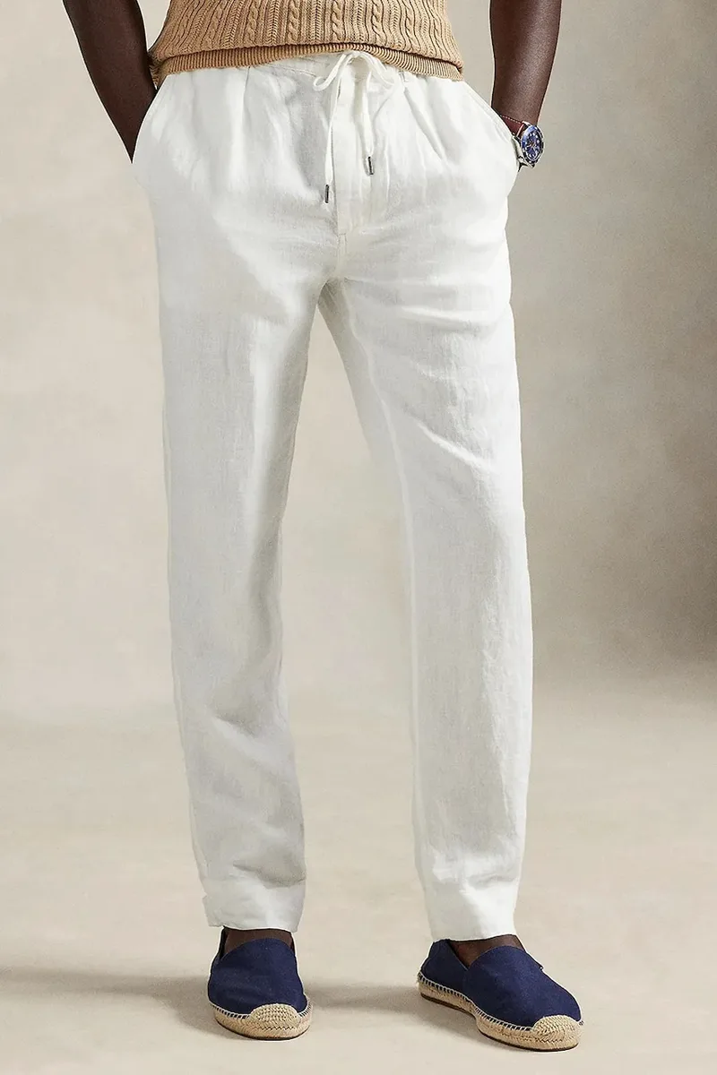 Λινό παντελόνι Polo Ralph Lauren