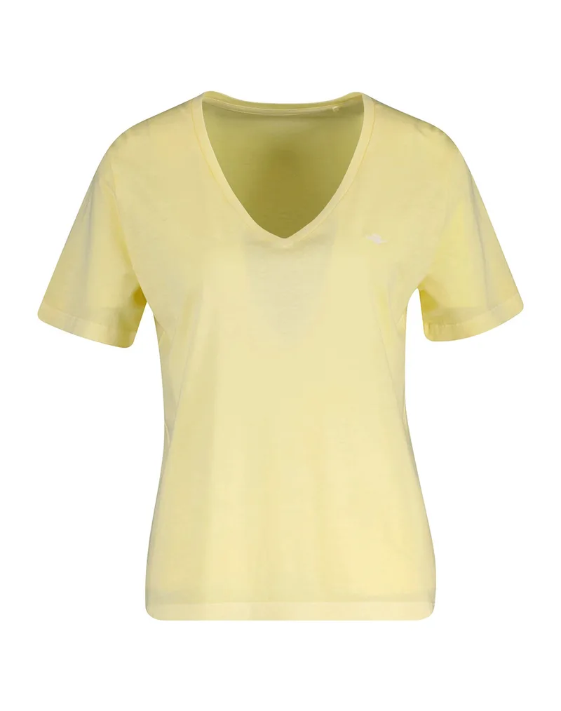 GANT ΜΠΛΟΥΖΑ ΚΜ REG WASHED SHIELD V-NECK T-SHIRT 3GW4201449-713 Yellow