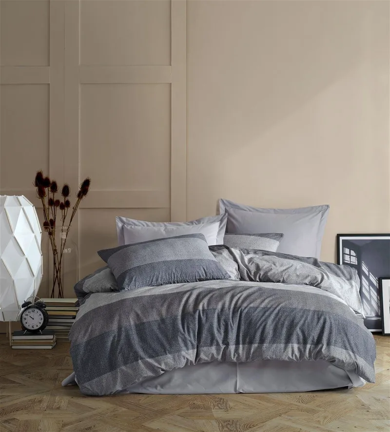 Παπλωματοθήκη Υπέρδιπλη Dimcol Νεφέλη 342 220X240 Grey