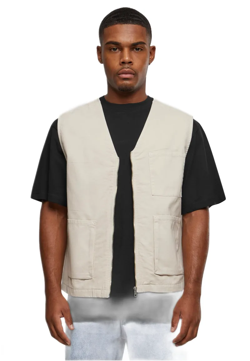 Organic Cotton Vest Urban Classics TB6636-01325 Cloud