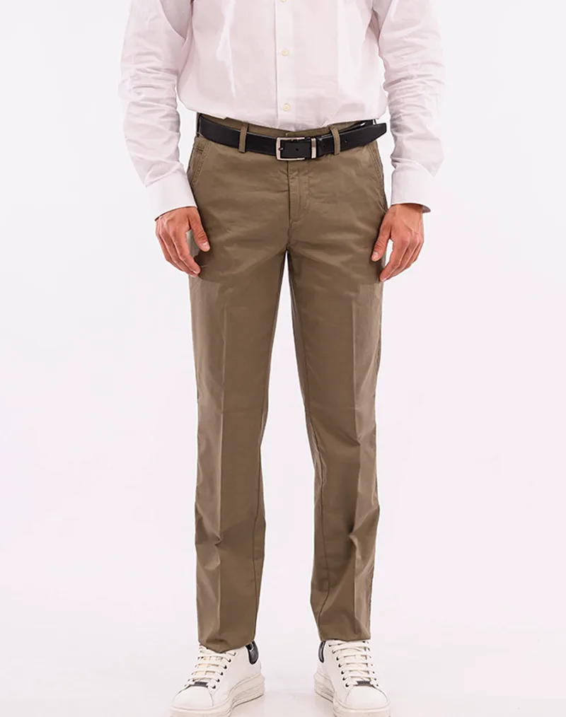 LEXTON ΠΑΝΤΕΛΟΝΙ 09.35.DOBBY CHINO-KHAKI Khaki