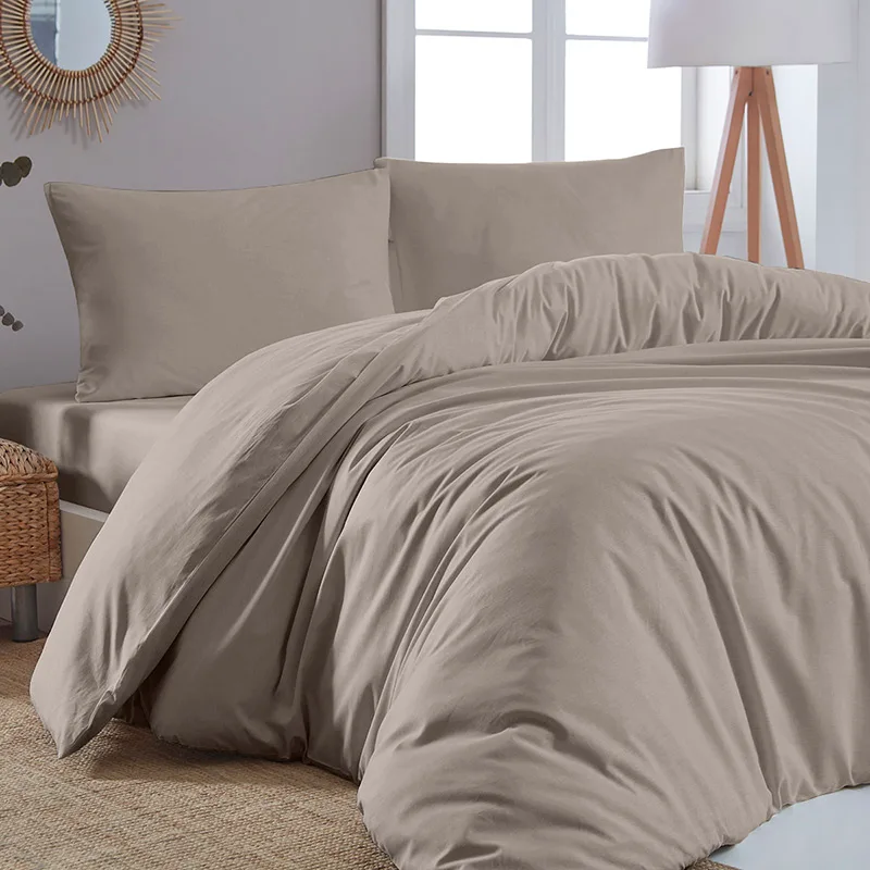 Σεντόνι Υπέρδιπλο Με Λάστιχο 170x200+30 Beauty Home Viral 1999 Μπεζ 170x200+30