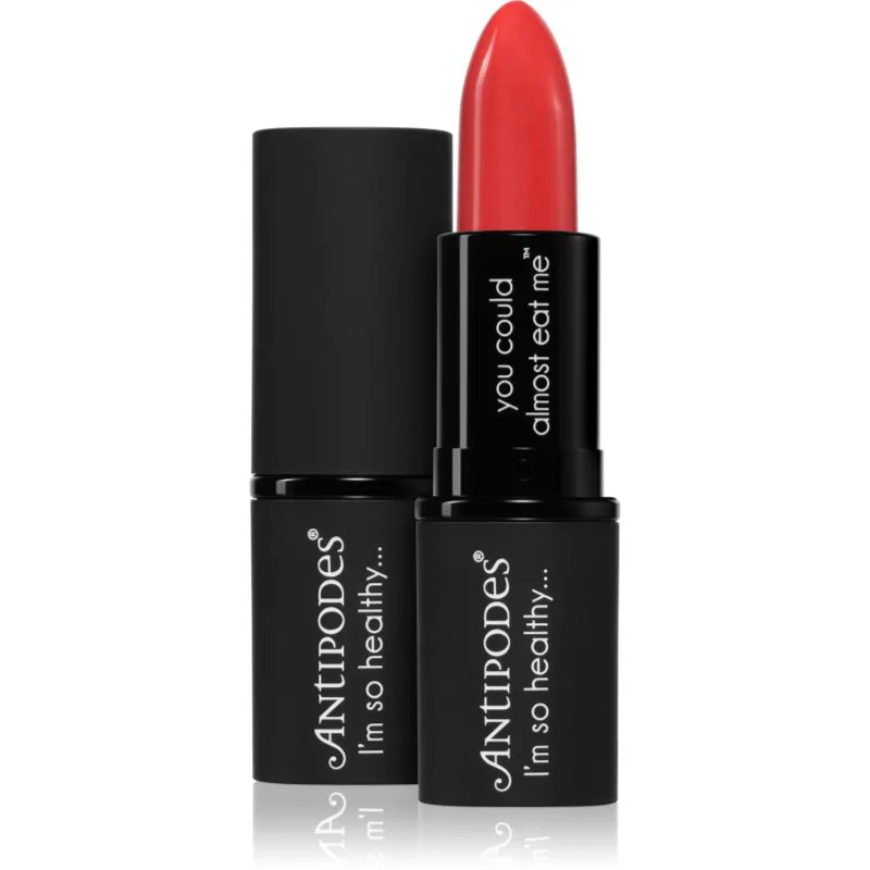 Antipodes Moisture-Boost Natural Lipstick θρεπτικό κραγιόν απόχρωση South Pacific Coral 4 γρ