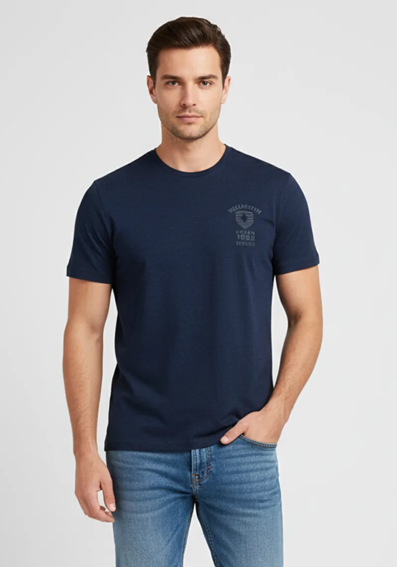 Wellensteyn Μπλούζα της σειράς Rneck - OTMSR 972 Darknavy Melange