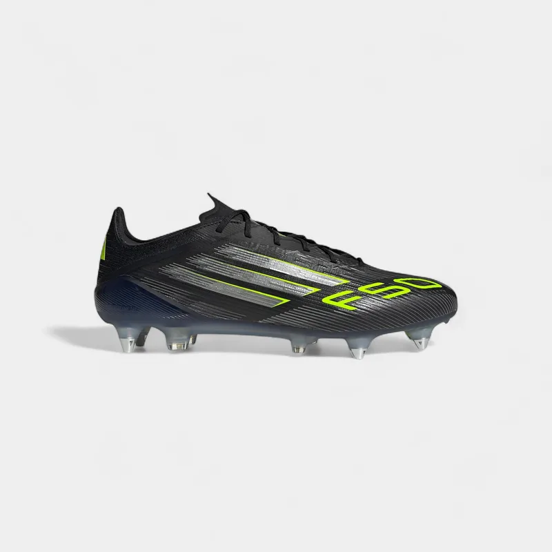Ποδοσφαίρου adidas F50 Elite SG Core Black Iron Metallic Lucid Lemon