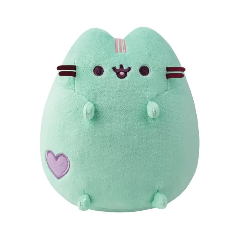 Λούτρινο Pusheen Παστέλ Μέντα με Καρδούλα18εκ