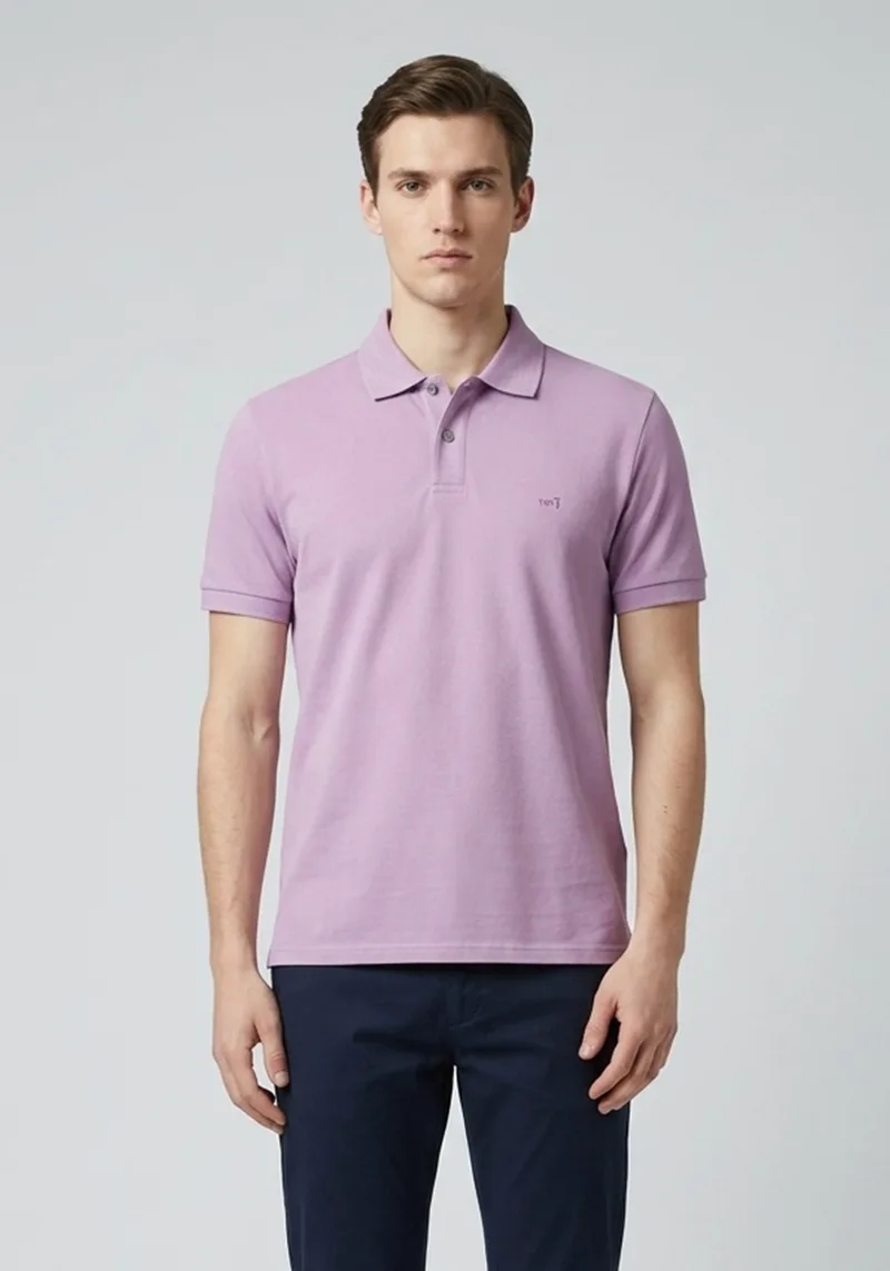 Trussardi Jeans Μπλούζα Polo - 623512 126 Light Ροζ