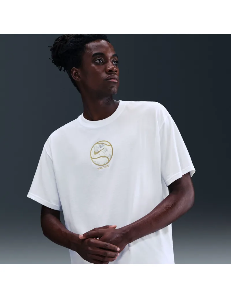 NikeCourt Men's DriFIT Max90 TShirt White IO6234100 MBS