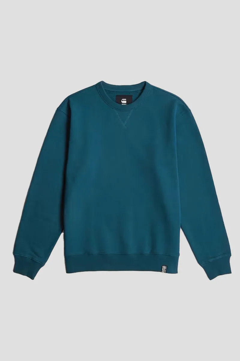 G-STAR Ανδρικό Μπλε Essential Relaxed Sweater