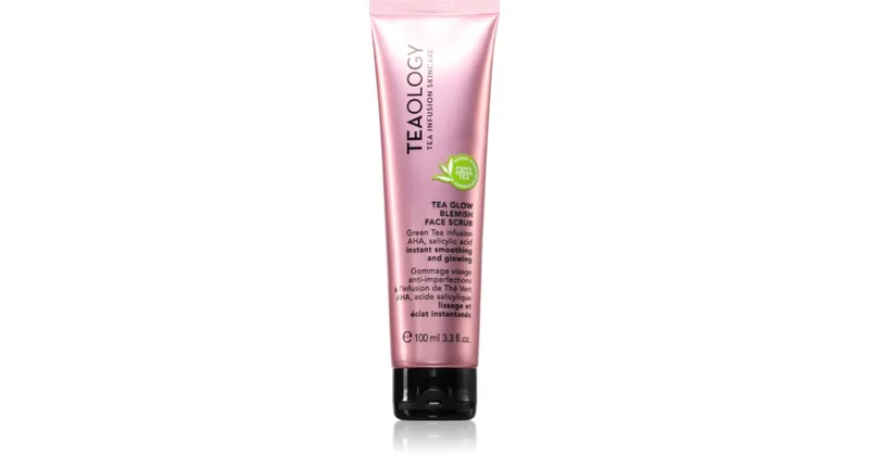 Teaology Tea scrub exfoliating facial cleanser against skin imperfections 100 ml