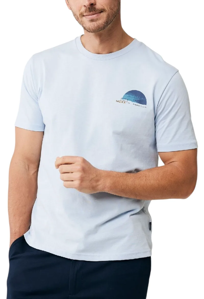 Μπλούζα Κοντομάνικη Mexx T-shirt with small chest print MF007807141M-Sky Blue Ανδρικό