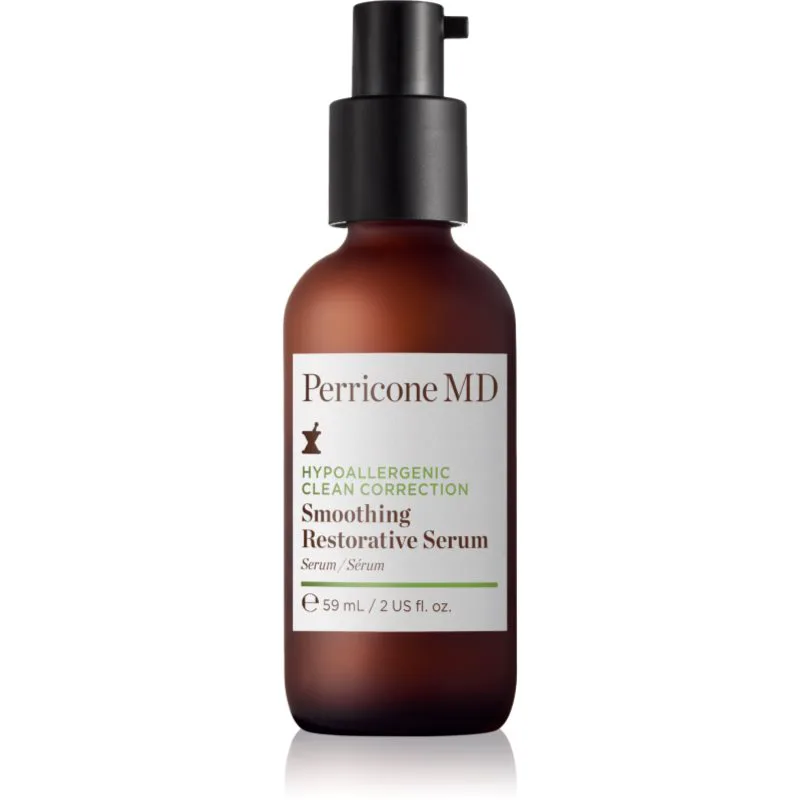 Perricone MD Hypoallergenic Clean Correction Smoothing Restorative Serum λειαντικός ορός για ενυδάτωση και φωτεινότητα της επιδερμίδας 59 ml