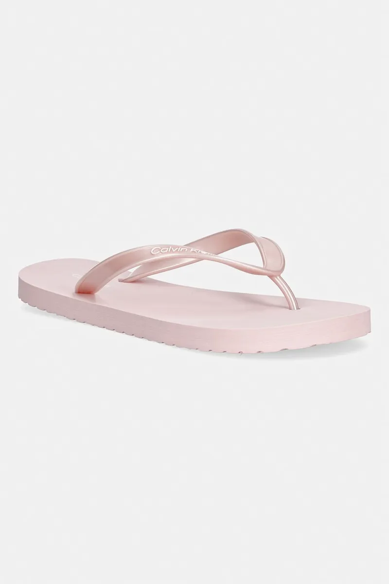 Calvin Klein σαγιονάρες δίχαλο Γυναικεία FLIP FLOP TPU METALLIC