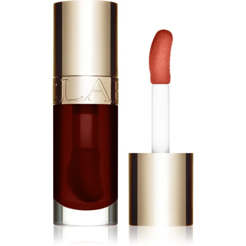 Clarins Lip Comfort Oil Έλαιο για τα χείλη με ενυδατικό αποτέλεσμα απόχρωση 09 chocolate 7 ml