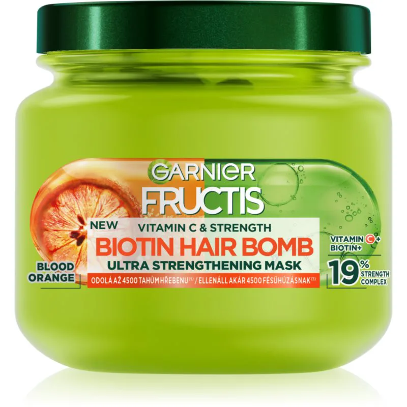 Garnier Fructis Vitamin & Strength βαθιά ενισχυτική μάσκα μαλλιών 320 ml