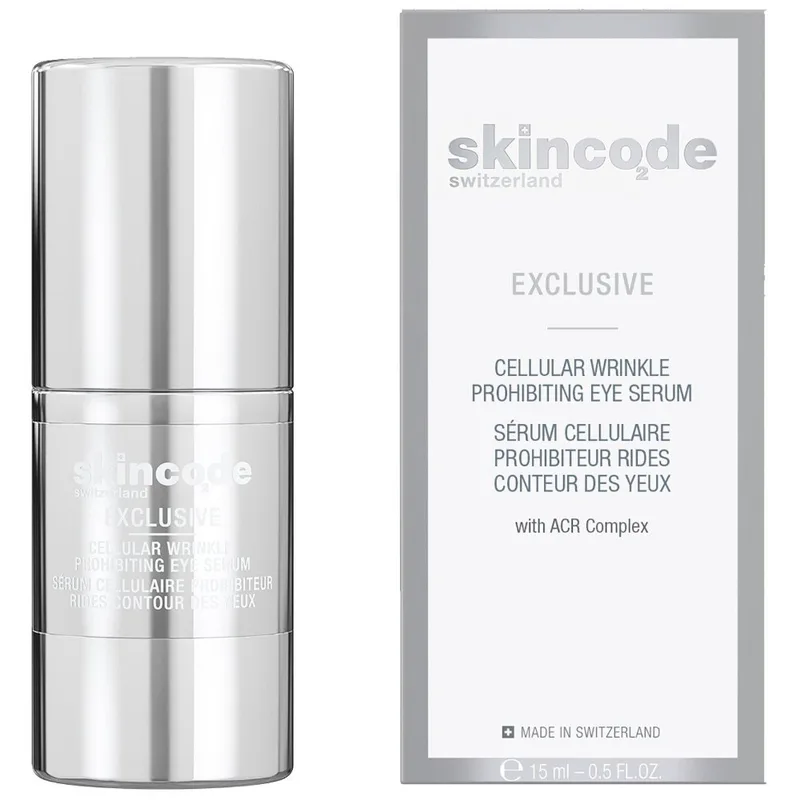 Skincode Cellular Wrinkle Prohibiting Eye Serum Ενυδατικός Ορός Ματιών που Βοηθά στη Μείωση των Ρυτίδων, τη Διόρθωση της Υφής & της Λάμψης 15ml