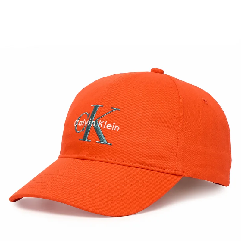 Καπέλο Jockey Calvin Klein Monologo Embroidery Baseball Cap LV04G5004G Πορτοκαλί