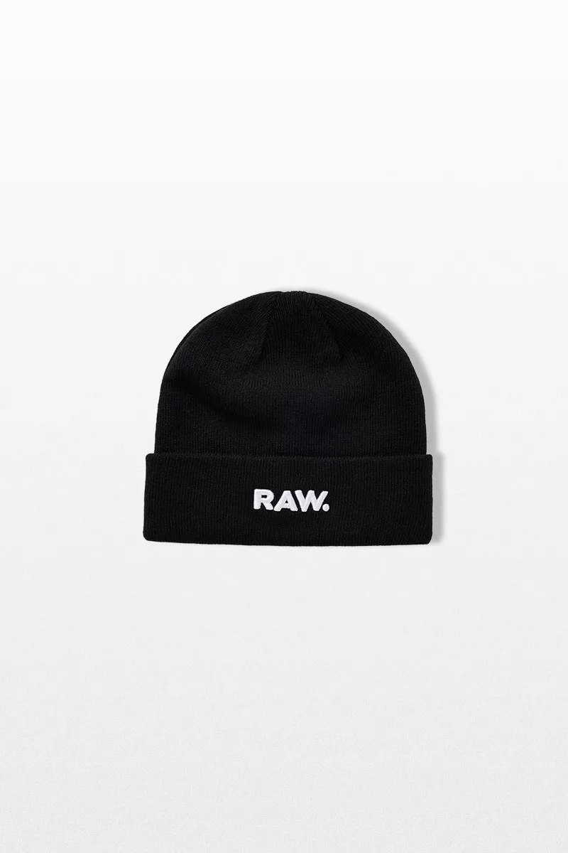 G-STAR Ανδρικό Μαύρο Effo Raw Long Beanie