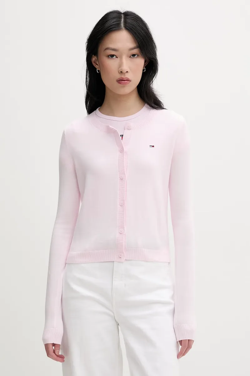 Tommy Jeans ζακέτα Γυναικεία βαμβακερή