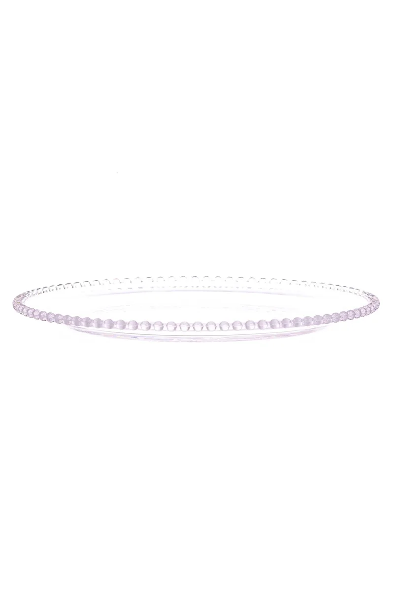 Coincasa γυάλινη πιατέλα σερβιρίσματος 33 cm - 006368929 Διάφανο