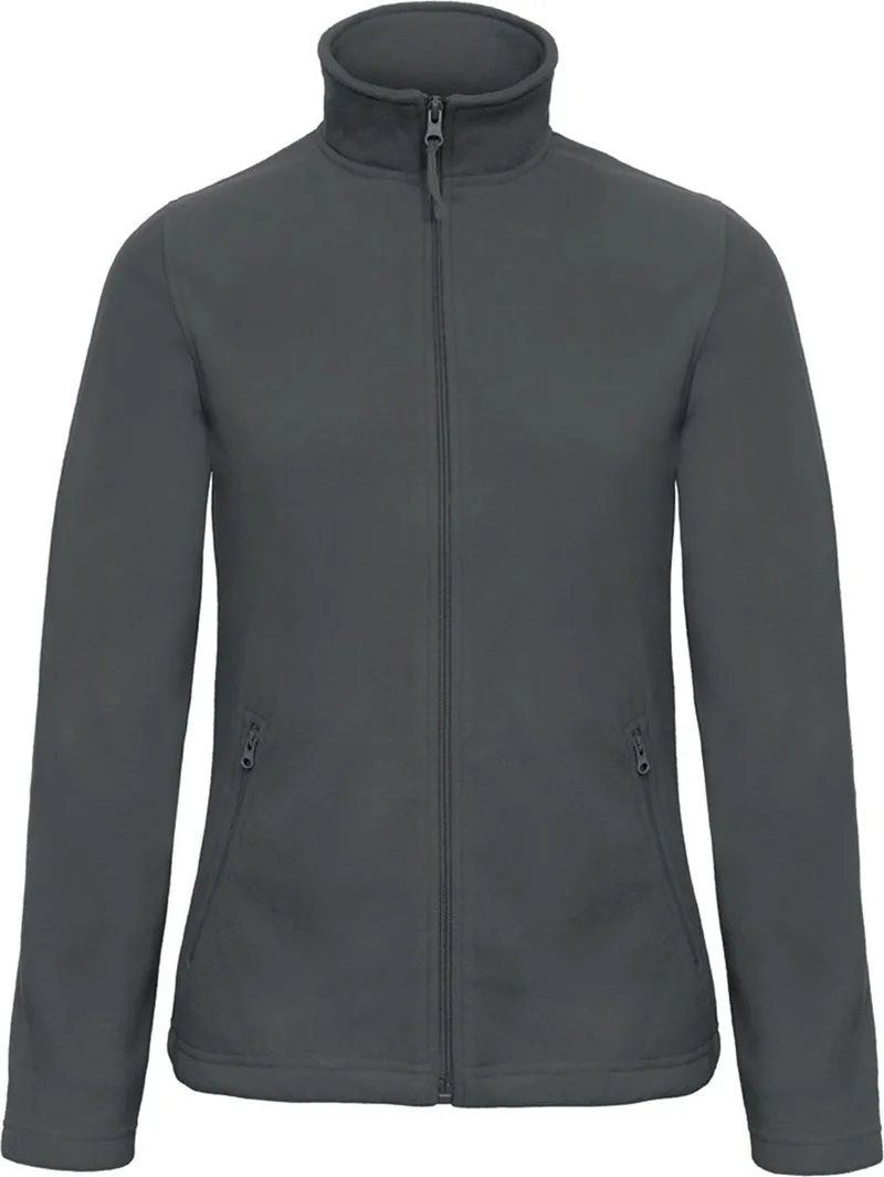 Γυναικεία Micro Fleece ζακετα Full Zip B & C ID.501 Women Dark Grey