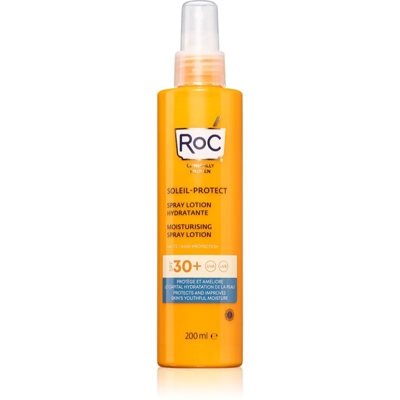RoC Soleil Protexion+ Moisturising Spray Lotion ενυδατικό αντηλιακό σπρέι 200 ml