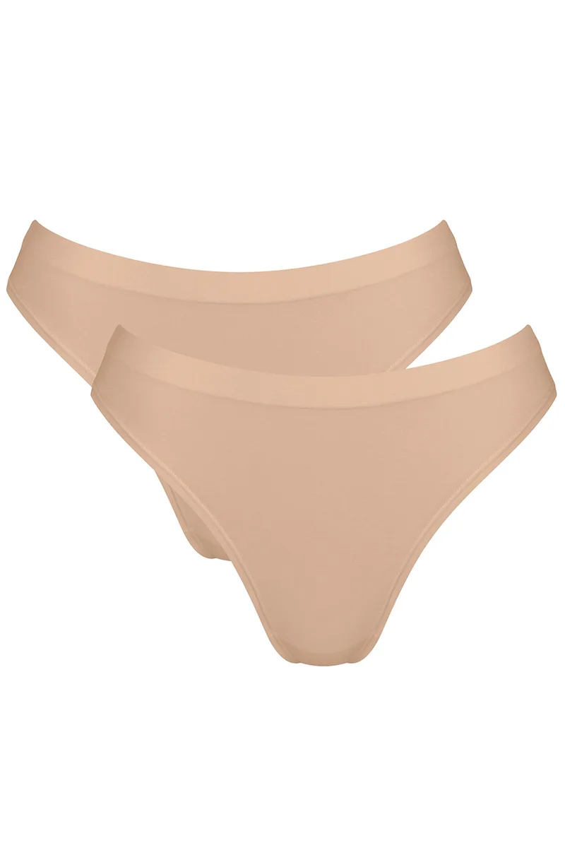 Sloggi Γυναικεία εσώρουχα απο ύφασμα modal Sloggi Go Sence High Leg 2P(Συσκ. 2 τεμαχίων)-10225668-1195