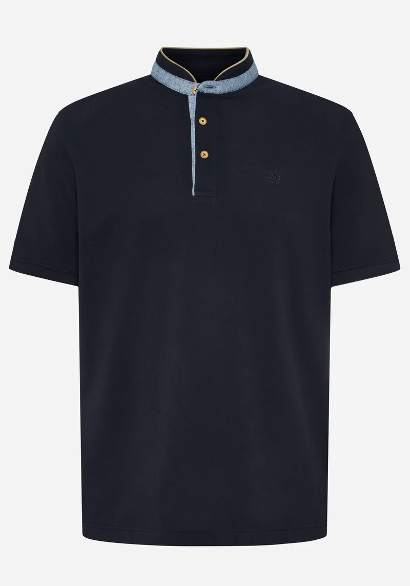 Bugatti Polo Μπλούζα της σειράς Piqué - 8150 55003A 390 Dark Blue