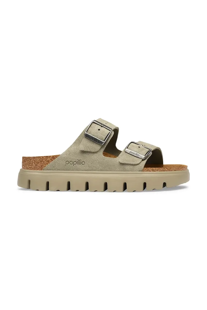 Birkenstock σαγιονάρες Γυναικεία σουέτ Arizona Chunky Suede Leather
