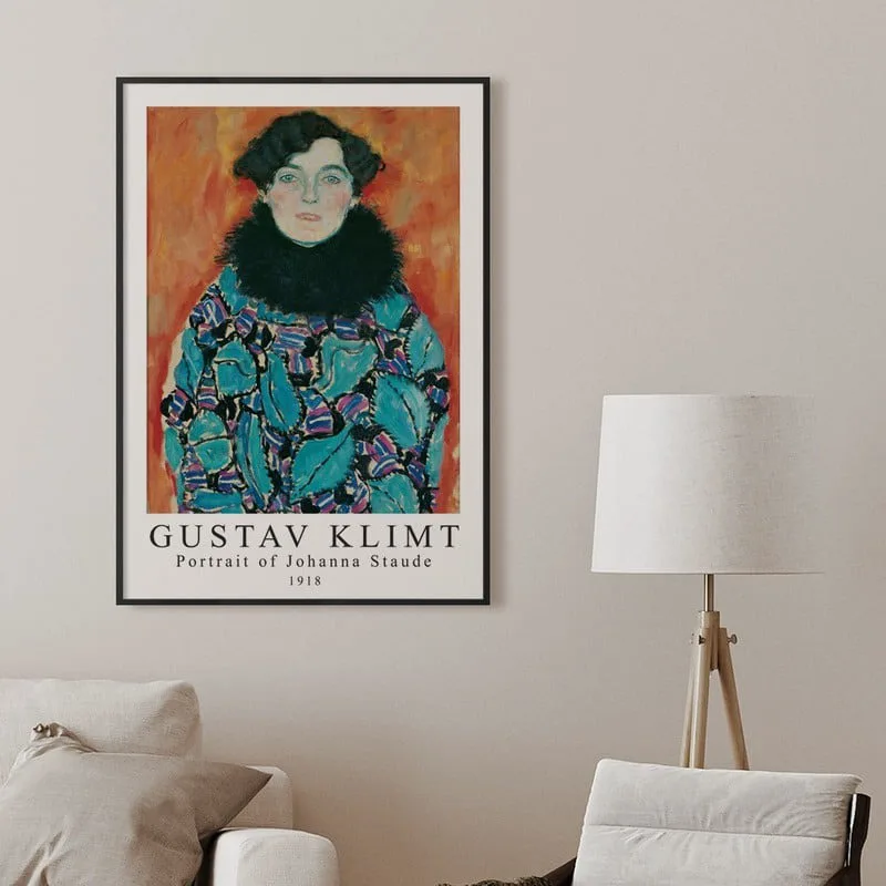 Πόστερ KLIMT - PORTRAIT OF JOHANNA STAUDE