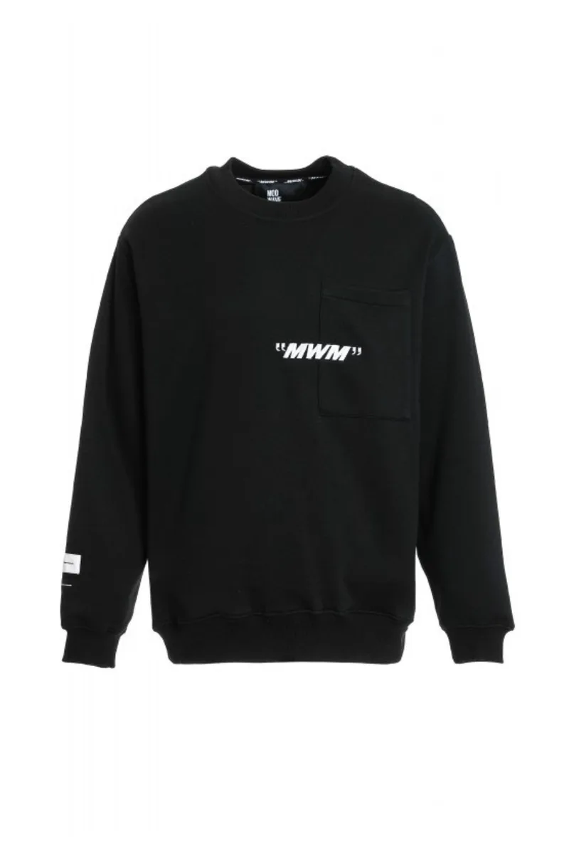 MOD WAVE MOVEMENT Music Unisex Φούτερ Μαύρο-MW093060132-BLACK