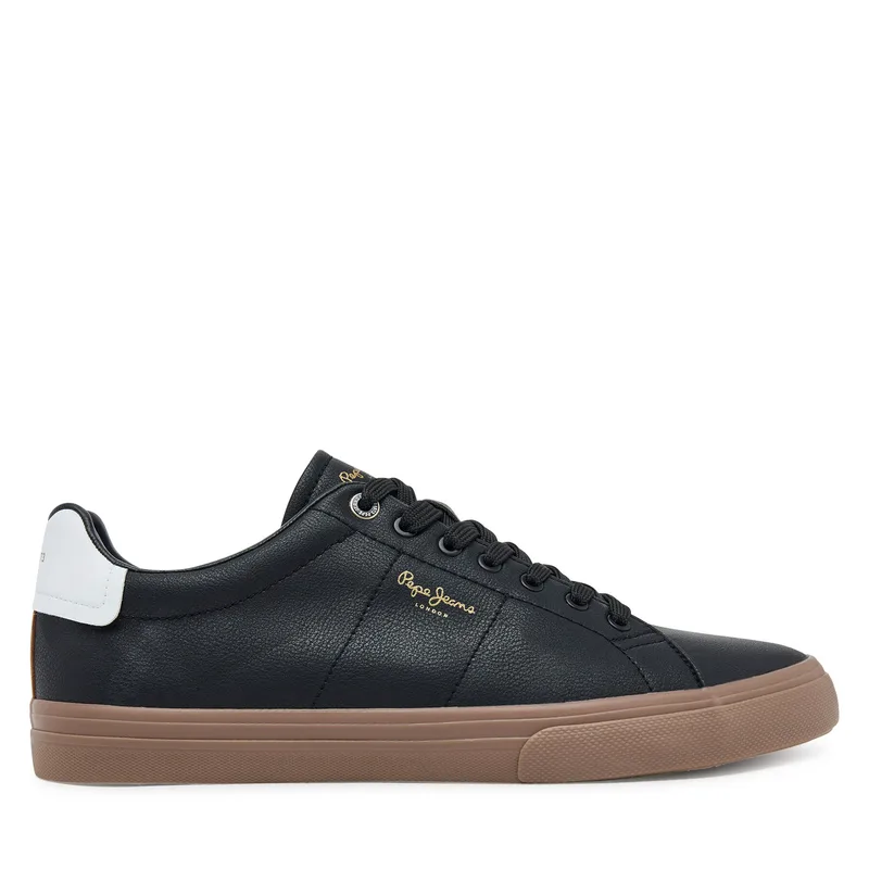 Πάνινα παπούτσια Pepe Jeans Kenton Base PMS300003 Μαύρο