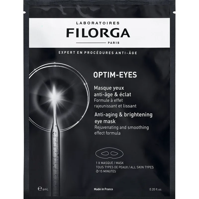 Filorga Optim Eyes Anti-Aging & Brightening Mask Υφασμάτινη Μάσκα Ματιών με Αντιγηραντική Δράση για Φωτεινό Αποτέλεσμα 6ml