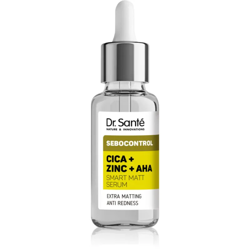 Dr. Santé Sebocontrol Cica + Zinc + AHA ματ ορός για σφίξιμο διεσταλμένων πόρων 30 ml