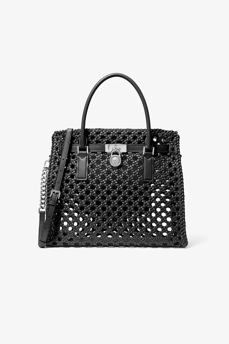 Michael Kors γυναικεία τσάντα χειρός "Hamilton Moderne Large" - 30S6SNXS3U Μαύρο