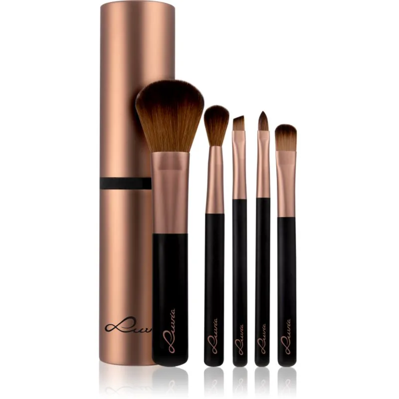Luvia Cosmetics Travel Set Cappuccino σετ με πινέλα ταξιδιωτικό