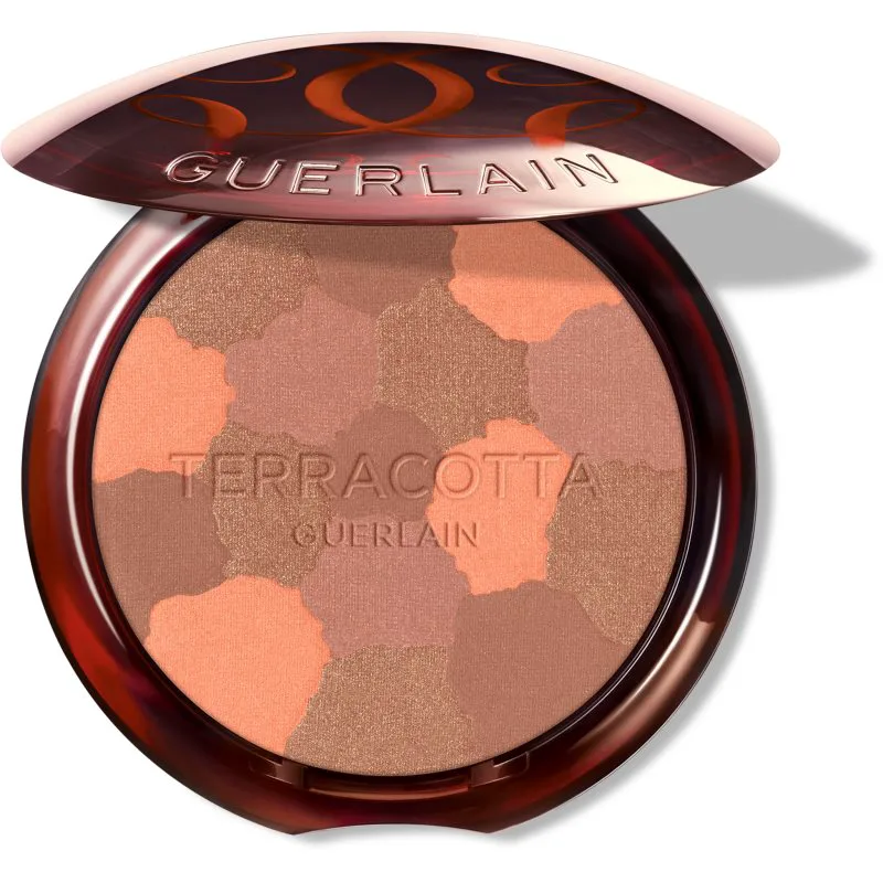GUERLAIN Terracotta Light μπρονζερ λαμπρυντική πούδρα επαναπληρώσιμο απόχρωση 05 Deep Warm 10 γρ