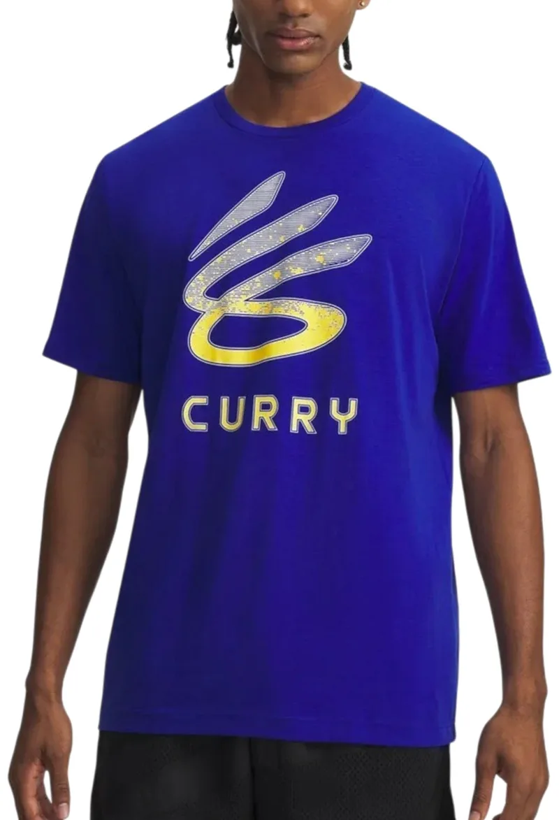 Μπλούζα Κοντομάνικη Under Armour Curry Logo Trend 1387111-400 Ανδρικό