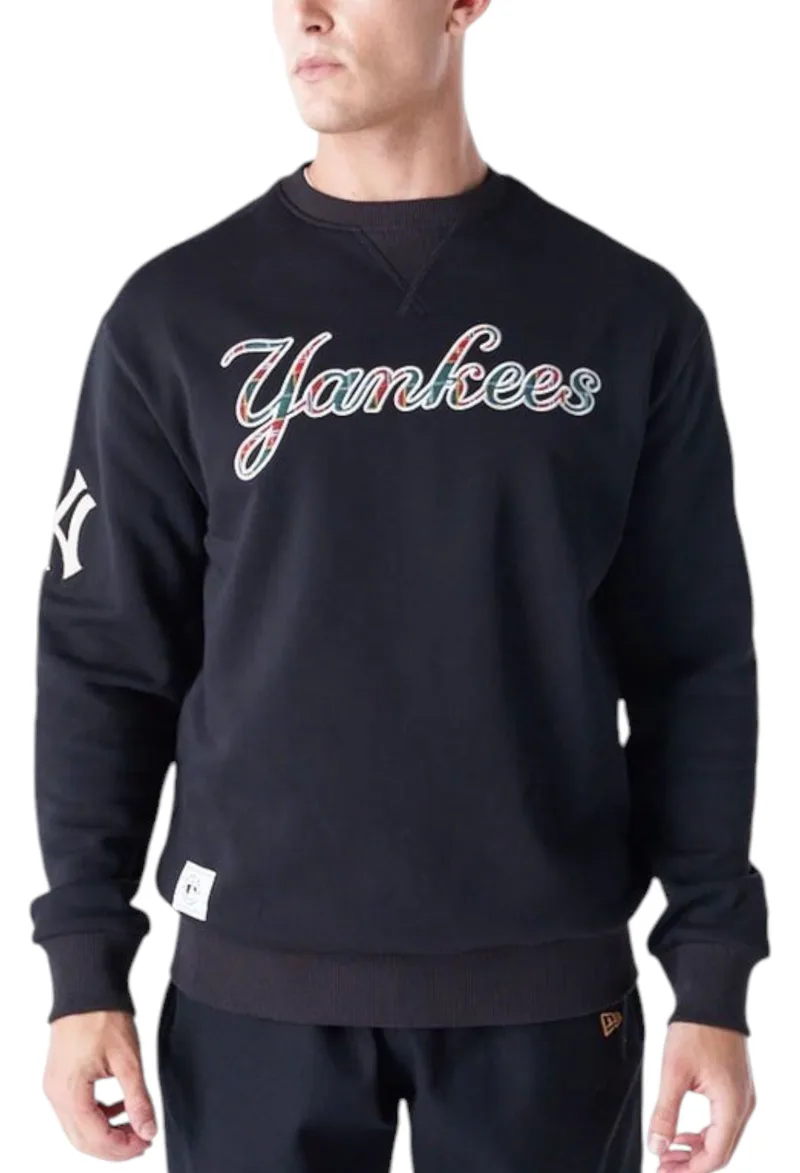 Μπλούζα Μακρυμάνικη New Era Mlb Infill Os Hoodie Neyyan 60580587-001 Ανδρικό